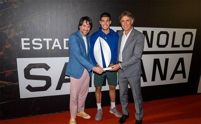 El sello palentino del trofeo que Alcaraz se ganó en Madrid