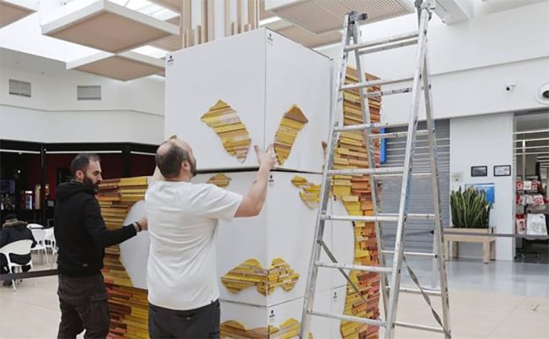 Montaje de la exposición